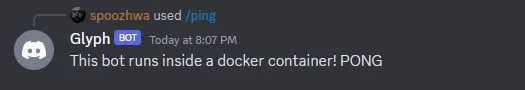 Discord bot respond to command