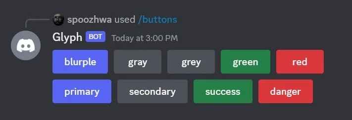Discord bot with buttons